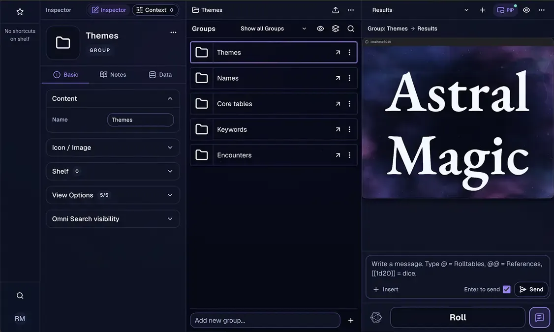 Astral Magic theme for any science fantasy or magical setting